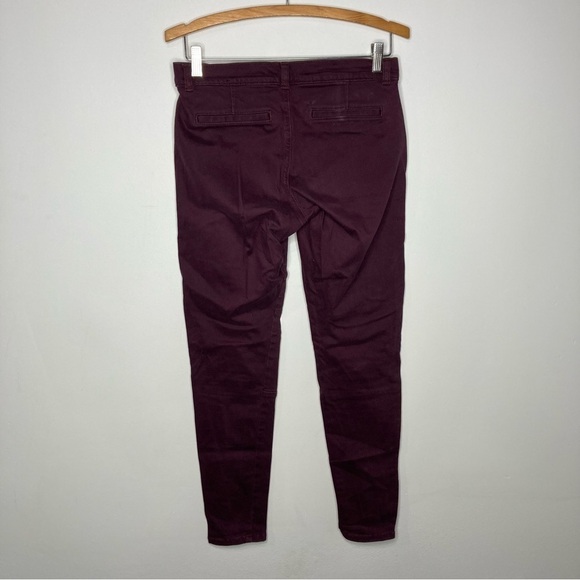 Banana republic factory maroon skinny pants size 6 - Picture 4 of 4